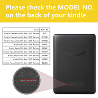 Dla Kindle Paperwhite 11th inteligentne etui malowane osłona Premium dla Kindle 10th magnetyczny twardy futerał dla Kindle Paperwhite 5/6/7th 2